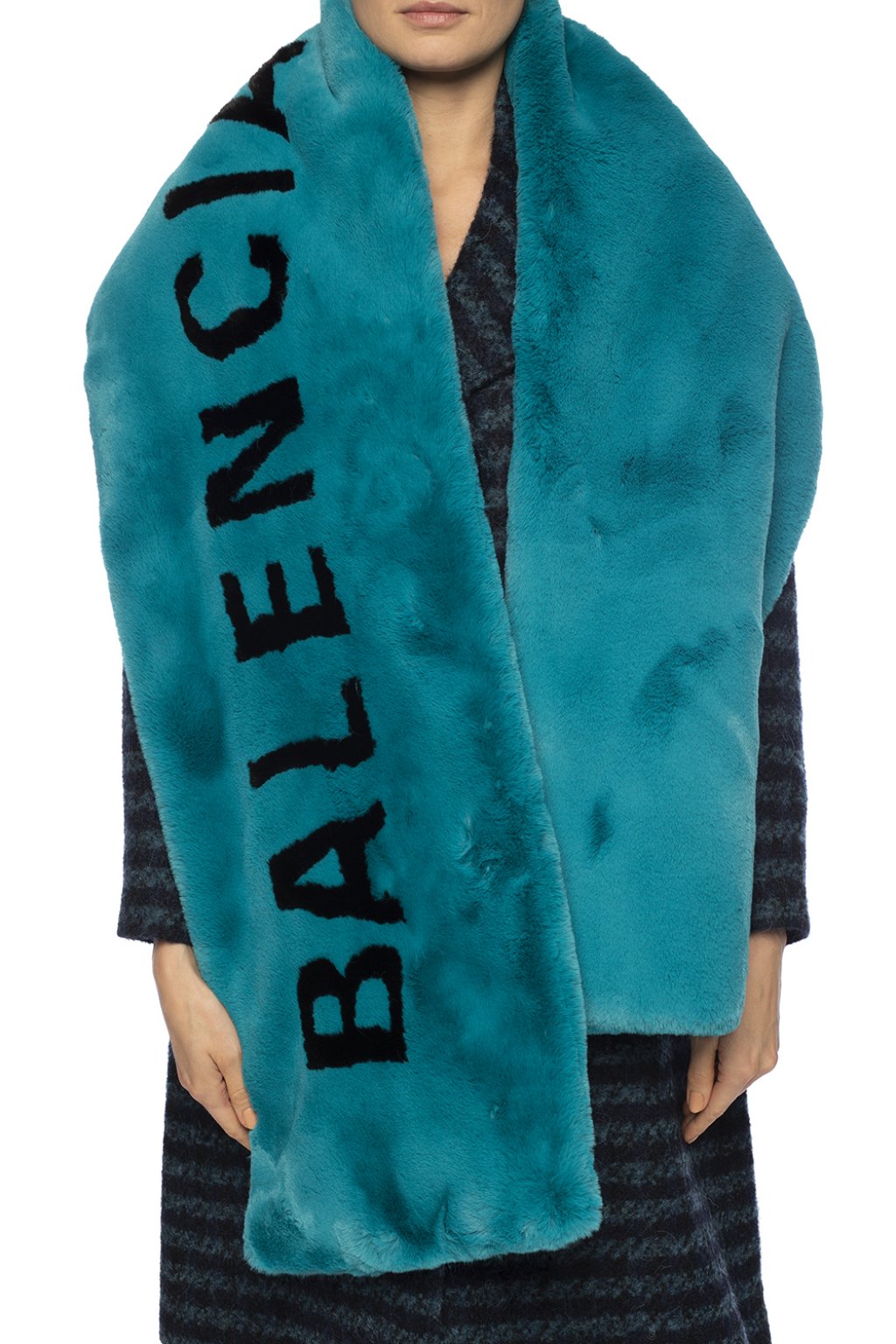 Balenciaga fur stole hotsell